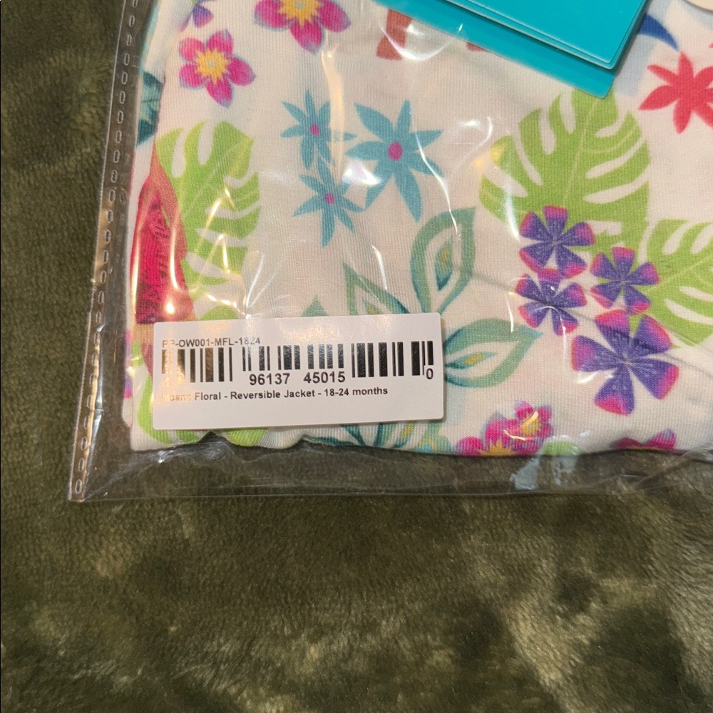 Posh peanut Moana floral reversible jacket - Picture 3 of 5
